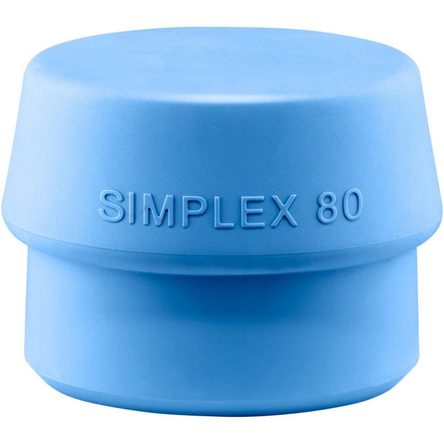 HALDER 3201.08 Replacement Heads & Faces; Tip Type: Soft Face Hammer; Replacement ; Material: Thermoplastic Elastomer ; Face Diameter Range: 3 in & Longer; 3" and Longer; 3.0000 in & Longer ; Tip Diameter (Decimal Inch): 3.15 ; Color: Blue ; Mount Ty