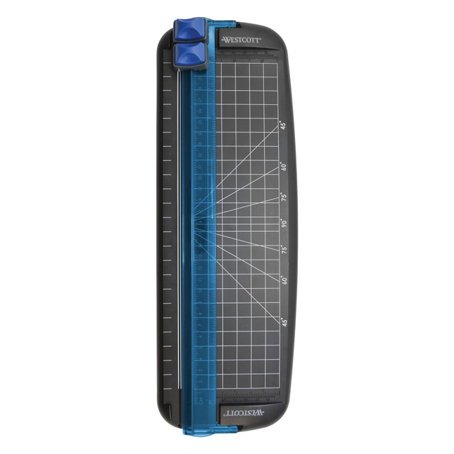ACME UNITED CORPORATION 15804 Westcott Multi-Purpose Personal Trimmer, 12in x 4 3/4in, Black/Blue ACME UNITED CORPORATION 15804 Westcott Multi-Purpose Personal Trimmer, 12in x 4 3/4in, Black/Blue