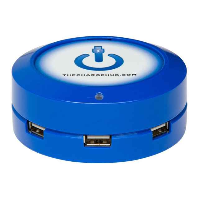 LIMITLESS INNOVATIONS, INC. ChargeHub CRGRD-X3-004-RETAIL  X3 3-Port USB Charger, Blue, CRGRD-X3-004