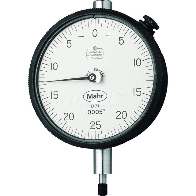 Mahr 2011267 Dial Drop Indicators; Dial Diameter (Decimal Inch): 2.7500 ; Calibrated: No ; Revolution Counter: Yes ; AGDGpNo: 3