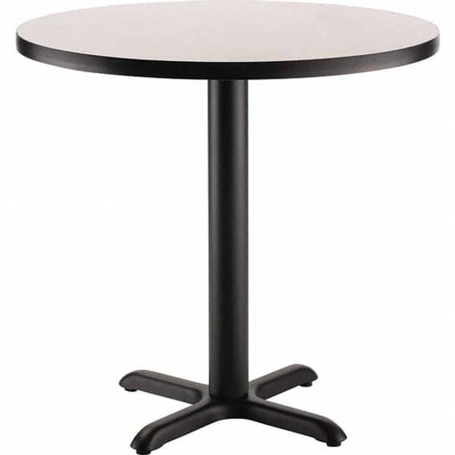 National Public Seating CT13636XDGY Breakroom Table: Grey Nebula Table Top, Round, 36" OAL, 36" OAW, 30" OAH