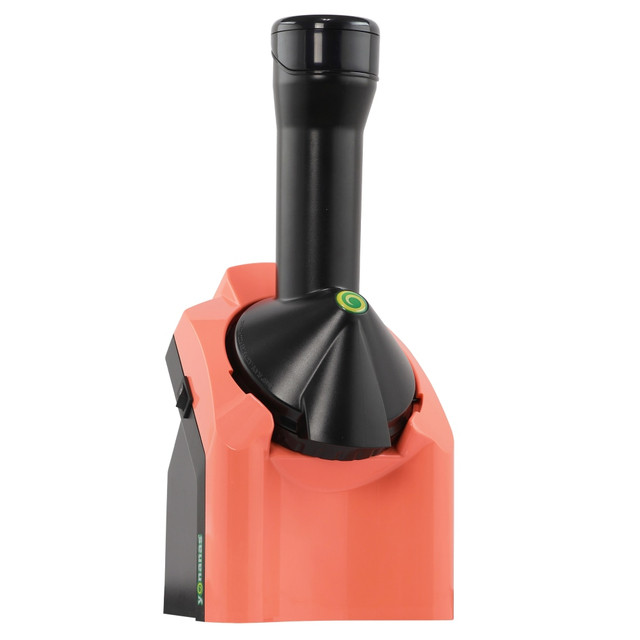 GREENFIELD WORLD TRADE INC. Edgecraft IC0902CR13  Yonanas Classic Vegan Non-Dairy Frozen Fruit Soft Serve Dessert Maker, 6-3/16in x 13-13/16in x 7-9/16in, Coral