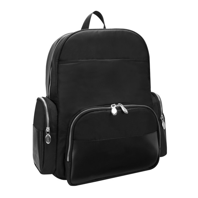 MCKLEIN COMPANY, LLC 18365 McKlein N-Series Cumberland Nano Tech Backpack With 17in Laptop Pocket, Black