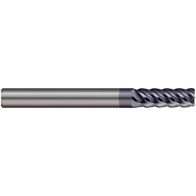 Micro 100 ARC-187-5-030 Corner Radius End Mill: 3/16" Dia, 5/8" LOC, 0.03" Radius, 5 Flutes, Solid Carbide