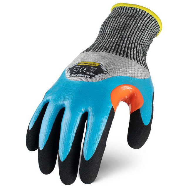 ironCLAD SKC4SNW2-02-S Puncture-Resistant Gloves:  Size  Small,  ANSI Cut  A7,  ANSI Puncture  4,  Nitrile,  HPPE Knit