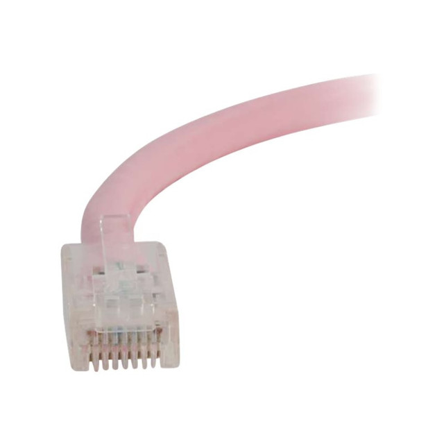 LASTAR INC. C2G 04265  15ft Cat6 Non-Booted Unshielded (UTP) Ethernet Network Patch Cable - Pink - Patch cable - RJ-45 (M) to RJ-45 (M) - 15 ft - UTP - CAT 6 - pink