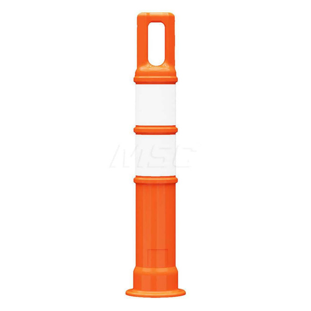 Plasticade 7342-LD-O-3EGWW Traffic Barrels, Delineators & Posts; Reflective: Yes ; Base Needed: Yes ; Compliance: MASH Compliant; MUTCD Standards ; Collar Two Width (Inch): 3 ; Collar One Width (Inch): 3