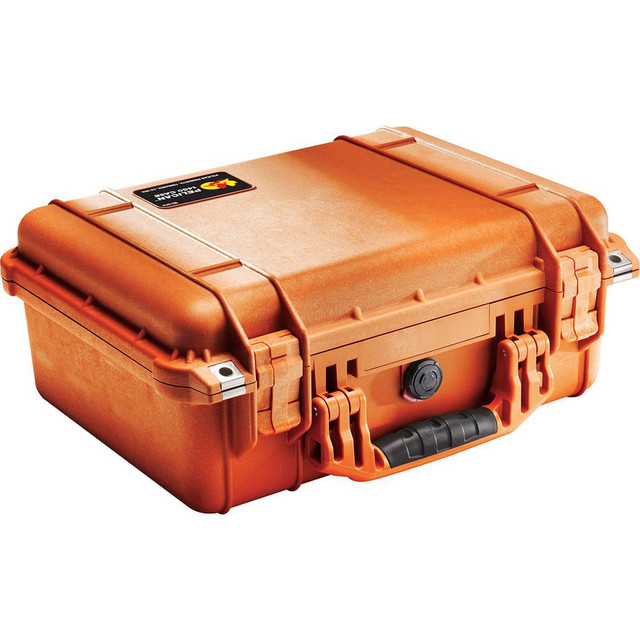 Pelican Products, Inc. 1450-000-150 Clamshell Hard Case: Layered Foam, 13" Wide, 6.82" Deep, 6-53/64" High