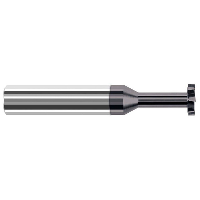 Harvey Tool 970950-C3 Woodruff Keyseat Cutter: 0.375" Cut Dia, 0.093" Cut Width, 3/8" Shank Dia, Staggered Tooth