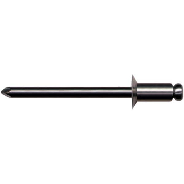 Marson M50126 Open End Blind Rivet: Size 46, Countersunk Head, Steel Body, Steel Mandrel