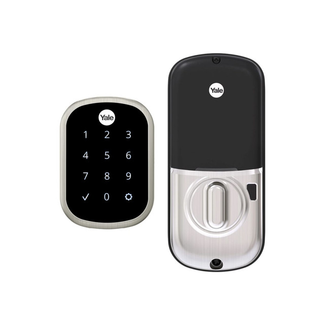 YALE SECURITY R-YRD256-NR-619 Yale Assure YRD256-NR-619 - Door lock - combination - touch keypad - satin nickel