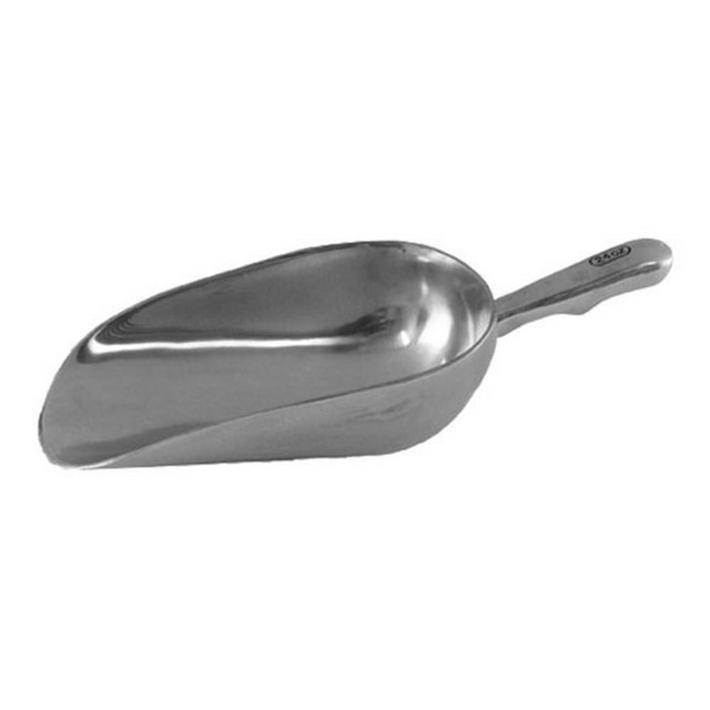 WINCO AS-24  Aluminum Ice Scoop, 24 Oz, Silver