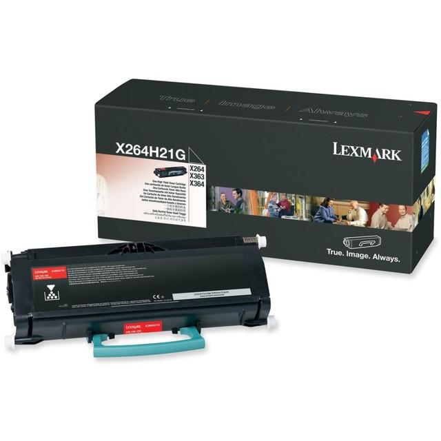 LEXMARK INTERNATIONAL, INC. Lexmark X264H21G  Original Toner Cartridge - Laser - 9000 Pages - Black - 1 Each