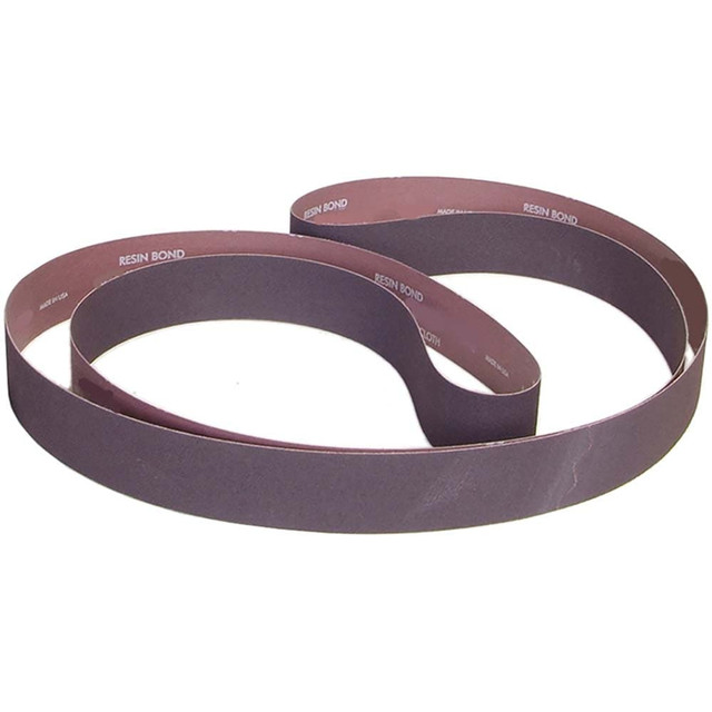 Norton 78072766210 Abrasive Belt: 4" Wide, 90" Long, 80 Grit, Aluminum Oxide