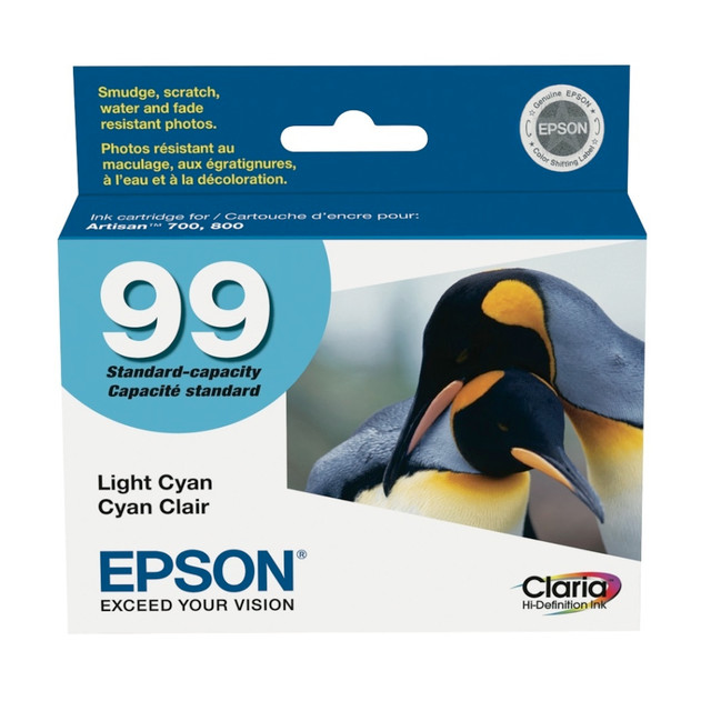 EPSON AMERICA INC. Epson T099520-S  99 Claria Light Cyan Ink Cartridge, T099520-S