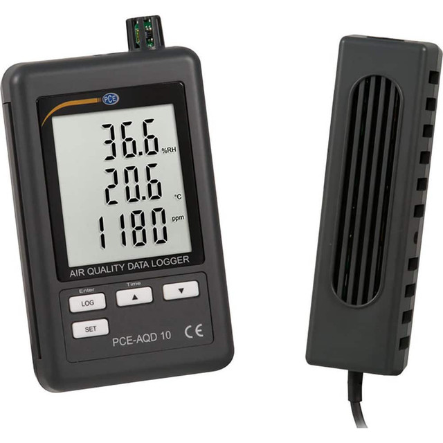 PCE Instruments PCE-AQD 10 Natural Gas, Carbon Monoxide & Refrigerant Detectors; Detector Type: CO2 Detector ; Alarm Type: Visual ; Maximum Voltage: 9 ; Accuracy: 5.00