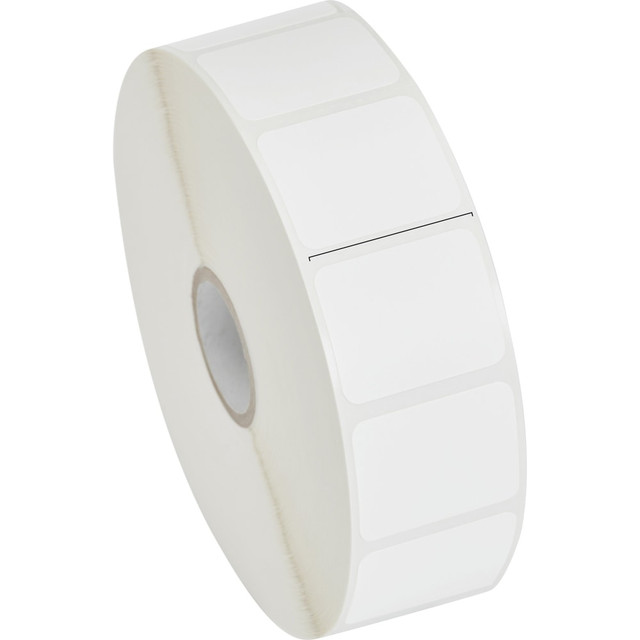 ZEBRA TECHNOLOGIES VTI, INC. Zebra Technologies 10009523 Zebra Label Paper, U82380, 1 1/4in x 1in Thermal Transfer Zebra ZSelect 4000T, 1in Core