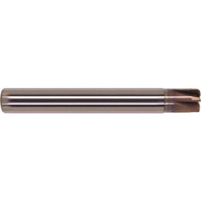 Millstar HFI60250HSN Corner Radius End Mill: 1/4" Dia, 0.156" LOC, 0.026" Radius, 6 Flutes, Solid Carbide