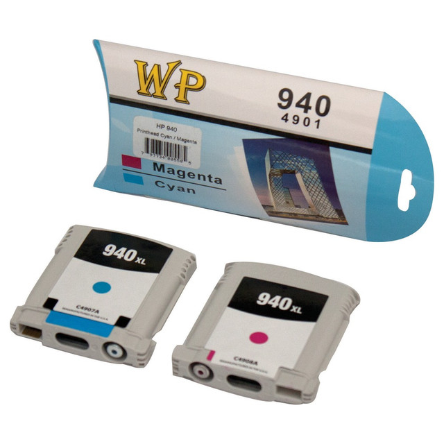 M&A GLOBAL CARTRIDGES LLC C4901A-C M&A Global Cartridges C4901A-C (HP C4901A) Cyan/Magenta Printheads, Pack Of 2