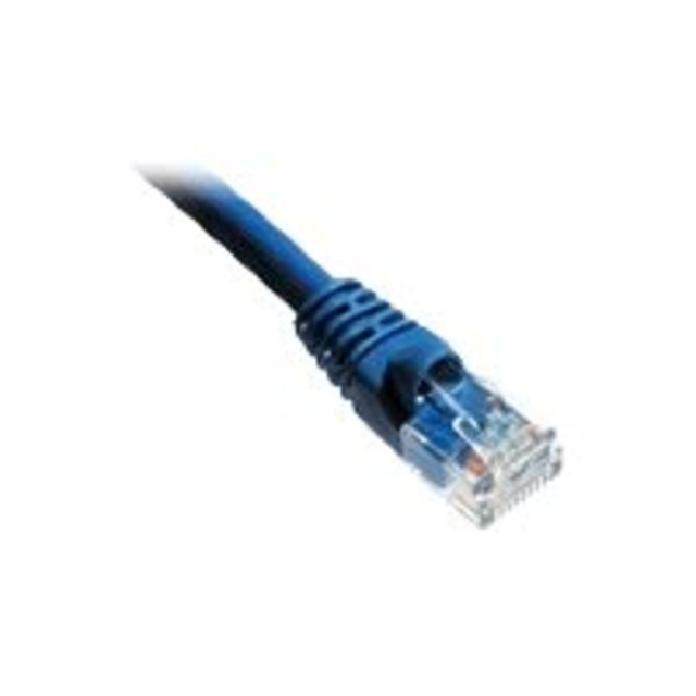 AXIOM MEMORY SOLUTIONS C5EMB-B15-AX Axiom 15FT CAT5E 350mhz Patch Cable Molded Boot (Blue) - Category 5e for Network Device - Patch Cable - 15 ft - 1 x - 1 x - Gold-plated Contacts - Blue