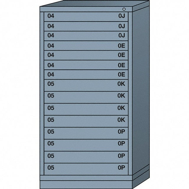 Lyon DDM6830301001IL Standard Eye-Level - Multiple Drawer Access Steel Storage Cabinet: 30" Wide, 28-1/4" Deep, 59-1/4" High