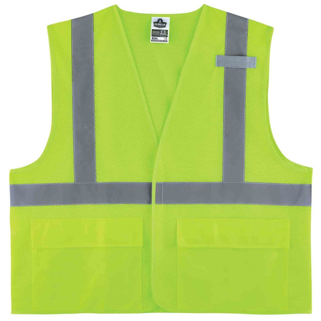 ERGODYNE CORPORATION Ergodyne 21149  GloWear Safety Vest, Mesh 8220HL, Type R Class 2, 4X/5X, Lime