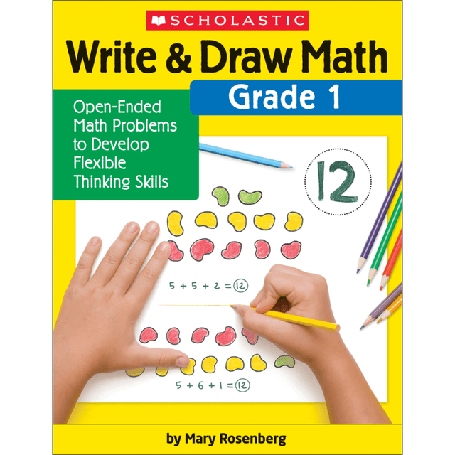 SCHOLASTIC TEACHER RESOURCES 9781338314373 Scholastic Write & Draw Math: Grade 1