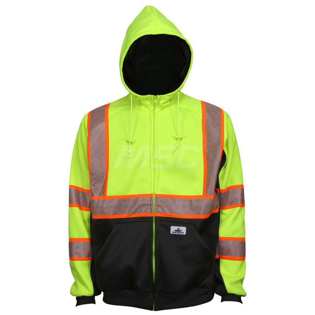 MCR Safety S2CL3LZX2 High Visibility Vest: 2X-Large