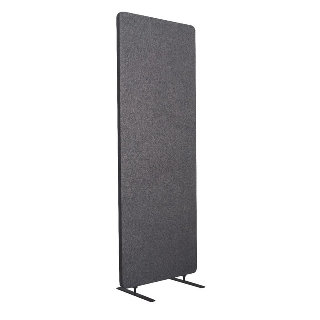 H. WILSON/ LUXOR FURNITURE RCLM2466ZSG Luxor RECLAIM Acoustic Privacy Expansion Panel, 66inH x 24inW, Slate Gray