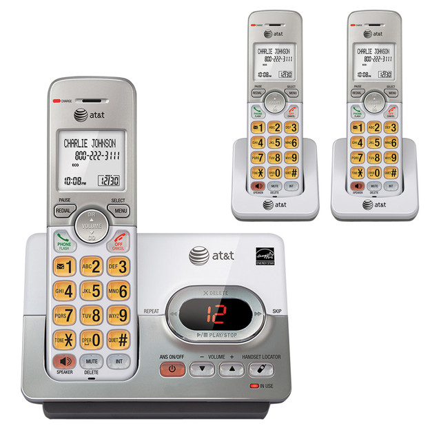 VTECH HOLDINGS LTD AT&amp;T EL52303 AT&T EL52303 DECT 6.0 Expandable Cordless Phone System With Digital Answering Machine
