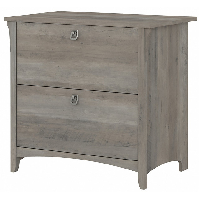 BUSH INDUSTRIES INC. SAF132DG-03 Bush Furniture Salinas 31-3/4inW x 20inD Lateral 2-Drawer File Cabinet, Driftwood Gray, Standard Delivery BUSH INDUSTRIES INC. SAF132DG-03 Bush Furniture Salinas 31-3/4inW x 20inD Lateral 2-Drawer File Cabinet, Driftwood Gray, Standard Delivery