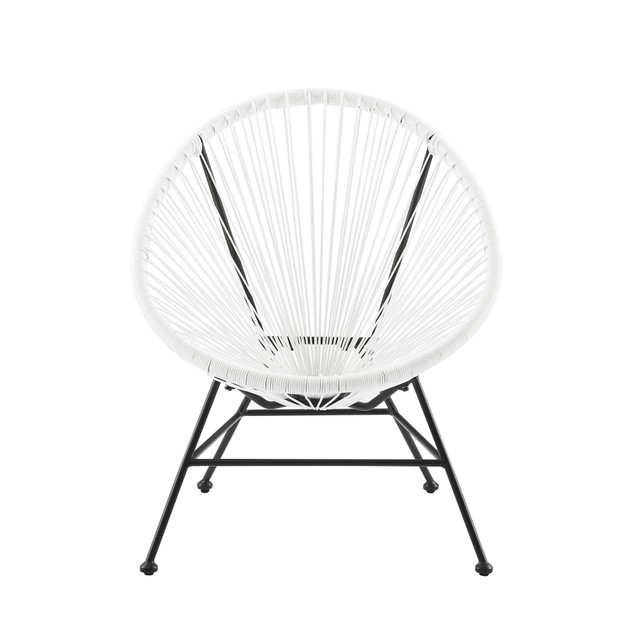 LINON HOME DECOR PRODUCTS, INC OFDP2739 Linon Aurene Outdoor Chair, White