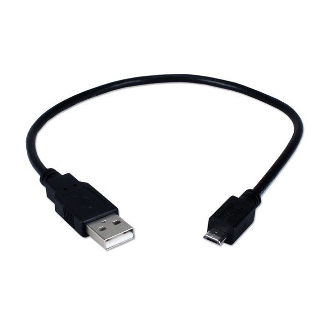 QVS, INC. CC2218C-01 QVS Micro-USB Sync and Charger High Speed Cable, 1 Foot