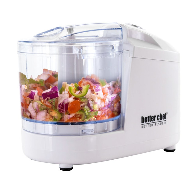 CRYSTAL PROMOTIONS 995113512M Better Chef Compact Chopper, 12 Oz, White