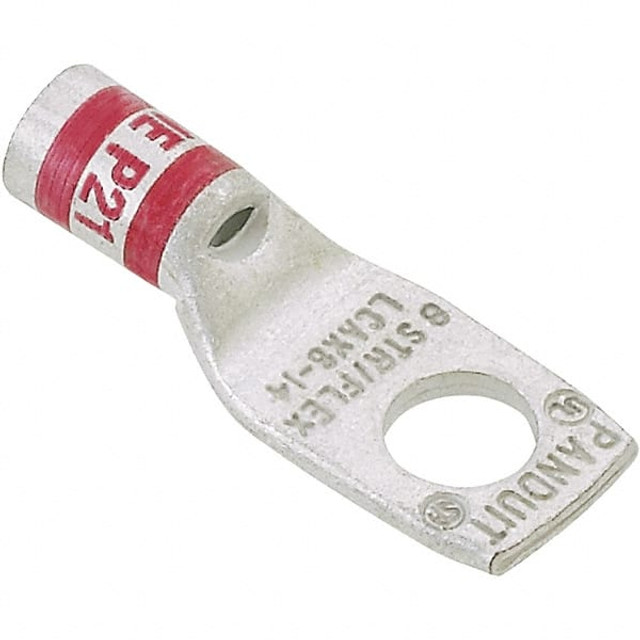 Panduit LCAX4/0-38-X Right Angle Ring Terminal: Non-Insulated, 4/0 AWG, Compression Connection