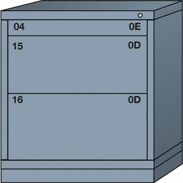 Lyon DDS3530301009IL Standard Bench Height - Single Drawer Access Steel Storage Cabinet: 30" Wide, 28-1/4" Deep, 33-1/4" High