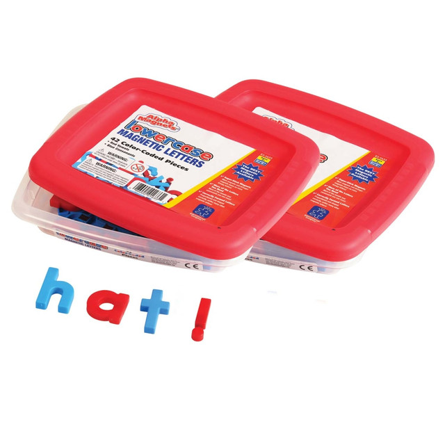EDUCATORS RESOURCE EI-1633-2 Educational Insights AlphaMagnets, Color-Coded Lowercase, 42 Magnets Per Pack, Set Of 2 Packs EDUCATORS RESOURCE EI-1633-2 Educational Insights AlphaMagnets, Color-Coded Lowercase, 42 Magnets Per Pack, Set Of 2 Packs