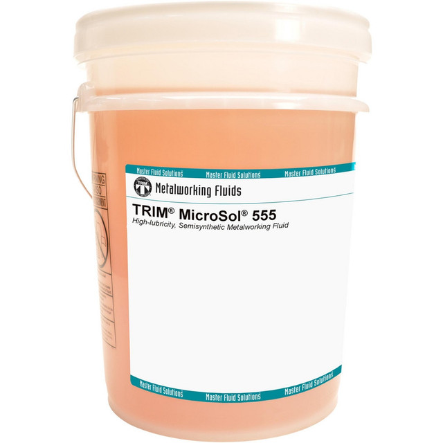 Master Fluid Solutions MS555-5G Metalworking Fluids & Coolants; Product Type: Microemulsion ; Container Type: Pail ; Container Size: 5 gal ; Net Fill: 5gal ; Form: Semi-Synthetic