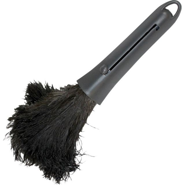 SP RICHARDS 90218 Genuine Joe Retractable Feather Duster - Plastic Handle - Brown - 1 Each SP RICHARDS 90218 Genuine Joe Retractable Feather Duster - Plastic Handle - Brown - 1 Each