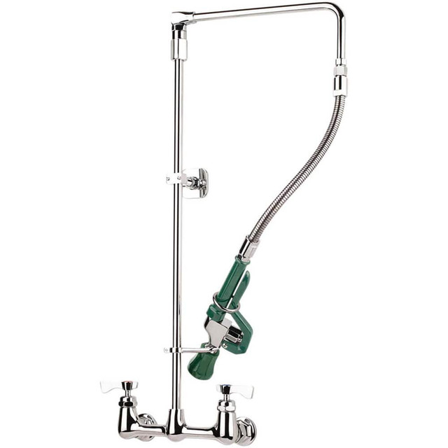 Krowne 17-312WL Kitchen & Bar Faucets; Type: Wall Mount Pre-Rinse ; Style: Pre-Rinse ; Mount: Wall ; Design: Wall Mount ; Handle Type: Lever ; Spout Type: Standard