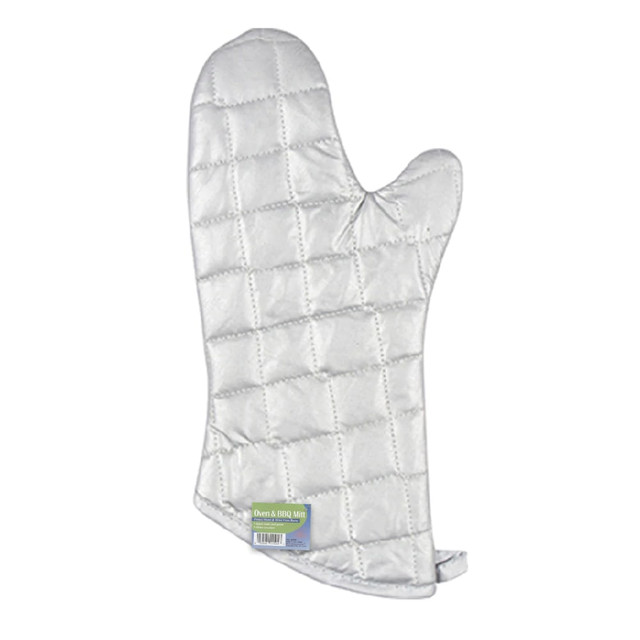 BETTER HOUSEWARE CORPORATION Better Houseware 1593  Silicone Oven And BBQ Mitt, Silver