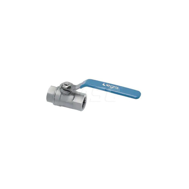 Legris 4810 08 13 Manual Ball Valve: Female x Female Port, Stainless Steel