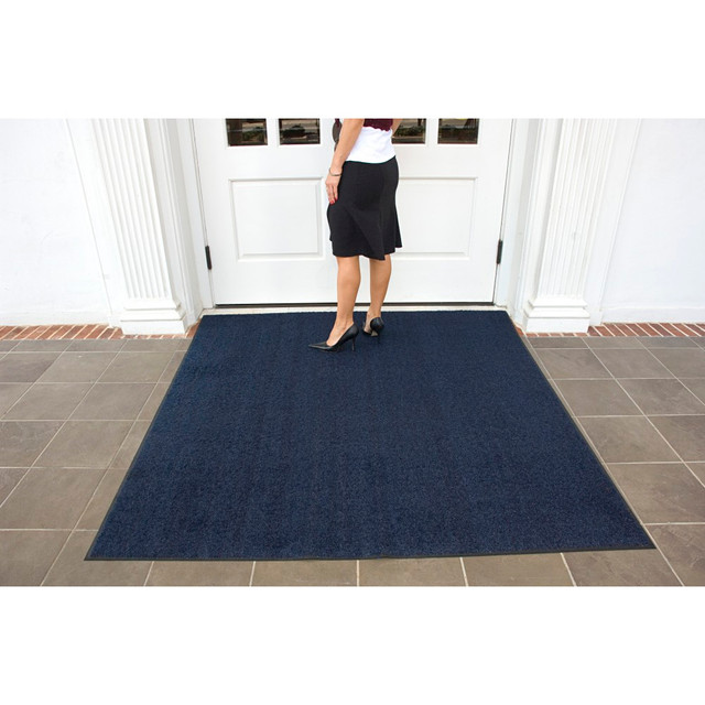 M+A MATTING 395020035  Brush Hog Floor Mat, 3ft x 5ft, Navy Brush