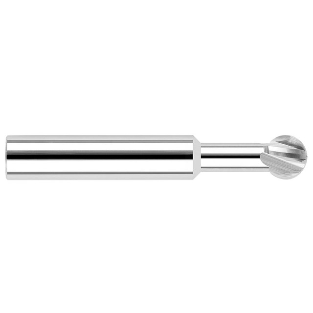 Harvey Tool 794408 Undercutting End Mills; Mill Diameter (Inch): 1/8 ; Mill Diameter (Decimal Inch): 0.1250 ; Overall Length (Inch): 1-1/2 ; Radius: 0.0625 ; Flute Direction: Right Hand ; Cutting Direction: Right Hand