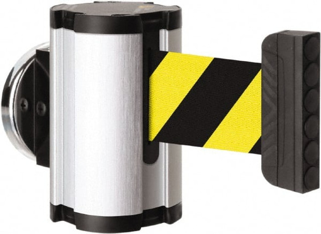 Lavi Industries 50-3010MG/SA/SF Pedestrian Barrier: Aluminum, Wall Mount, Use with Magnetic Barriers