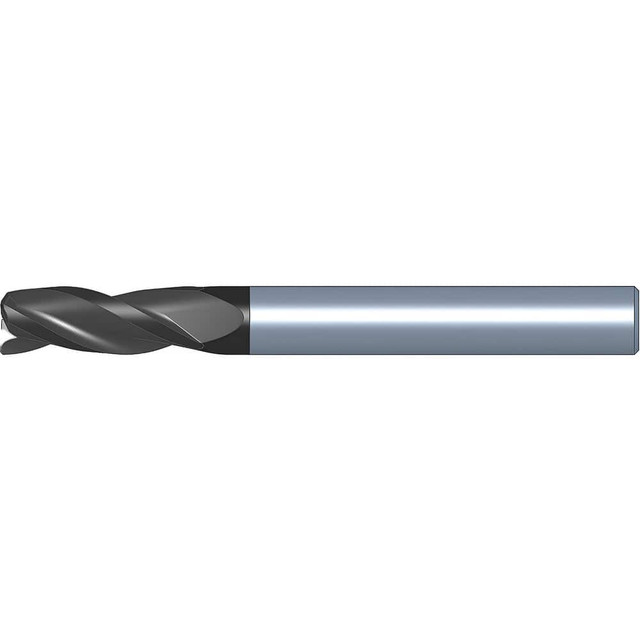 Kennametal 6146939 Corner Chamfer End Mill: 16 mm Dia, 32 mm LOC, 3 Flutes, 0.3 mm Chamfer Width, Solid Carbide