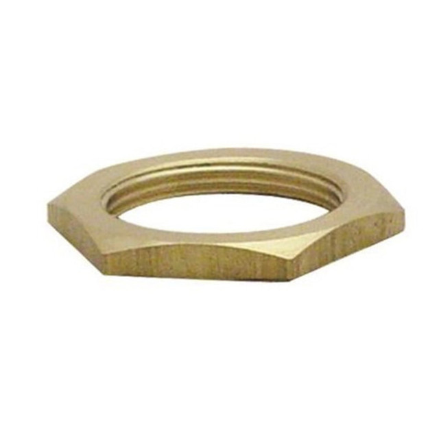 T & S BRASS AND BRONZE WORKS, INC. 000959-20 T&S Brass Body Top Lock Nut, 1.5in, 1.165-18 UN Female Thread