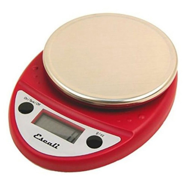 SAN JAMAR, INC. SCDGP11RD Escali Primo Digital Scale, 11 Lb, Red SAN JAMAR, INC. SCDGP11RD Escali Primo Digital Scale, 11 Lb, Red
