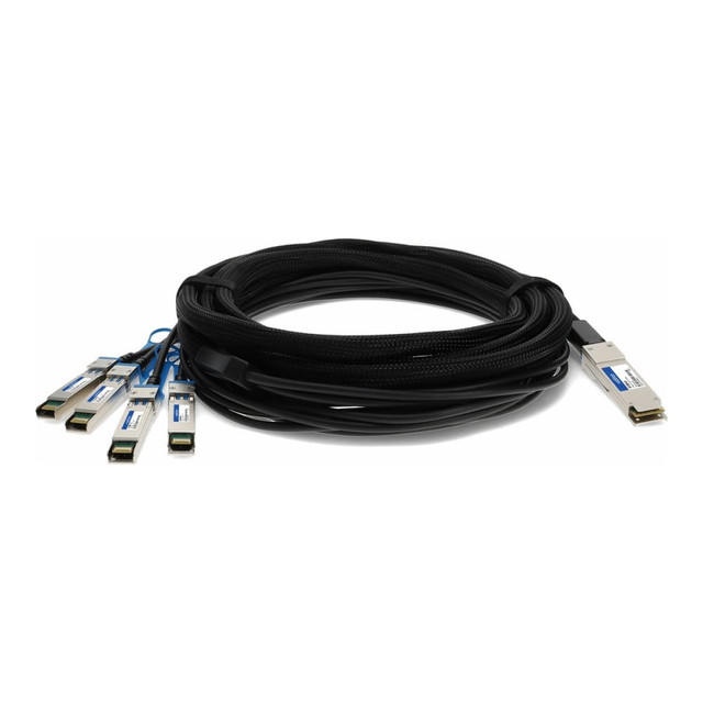 ADD-ON COMPUTER PERIPHERALS, INC. AddOn 49Y7889-AO  - 40GBase direct attach cable - TAA Compliant - SFP+ to QSFP+ - 16.4 ft - twinaxial - passive