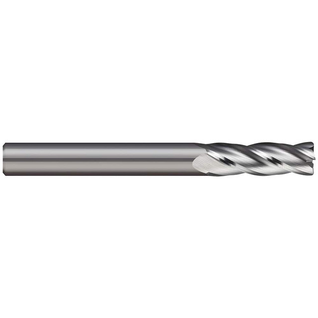 Micro 100 AECM-1015-4 Corner Radius End Mill: 10 mm Dia, 25 mm LOC, 1.5 mm Radius, 4 Flutes, Solid Carbide